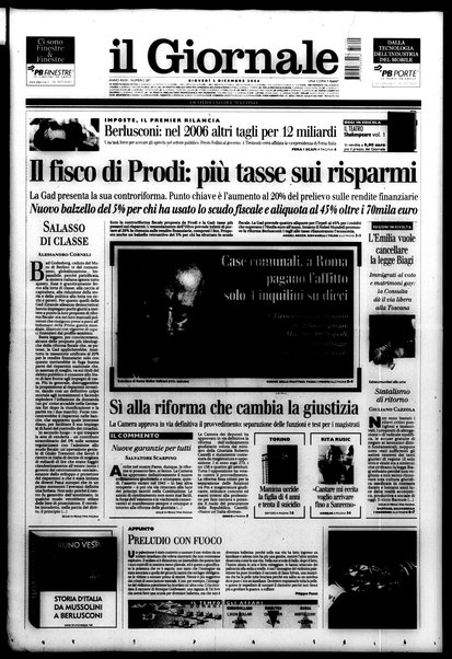 Il giornale : quotidiano del mattino